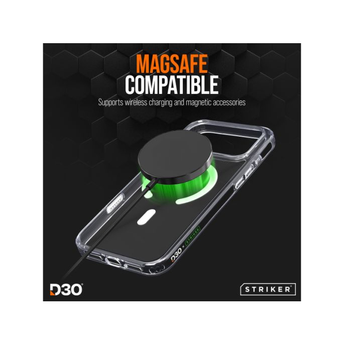 Striker X-Core - D3O Xtreme Impact Mag Case - Clear - Samsung S25 FE