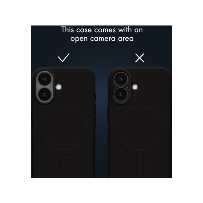 My Style Protective Flex Magsafe Compatible Case for Samsung Galaxy S25 FE 5G Black