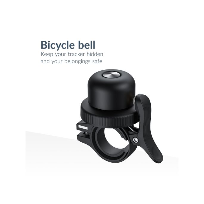 Beeep OneTag Apple Find My & Android Tracker Black & Bicycle Bell