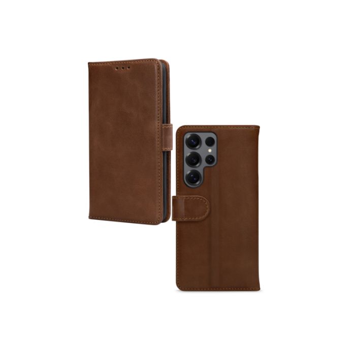 Mobilize Leather Wallet Samsung Galaxy S26 Ultra 5G Brown