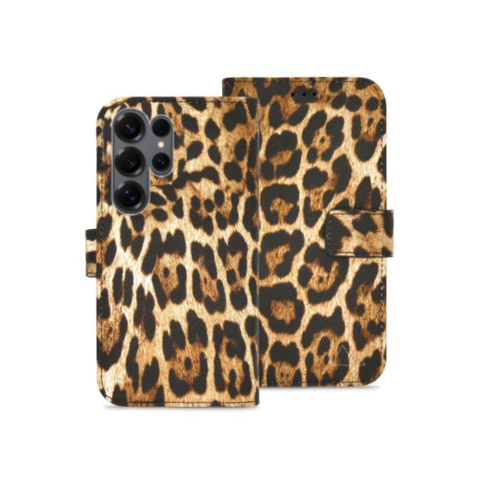 My Style Flex Wallet for Samsung Galaxy S26 Ultra 5G Wild Leopard