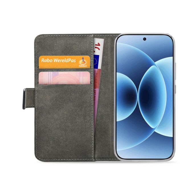 Mobilize Classic Gelly Wallet Book Case Xiaomi 17 Black