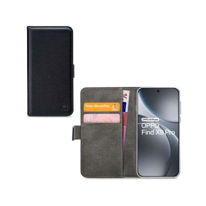 Mobilize Classic Gelly Wallet Book Case OPPO Find X9 Pro Black