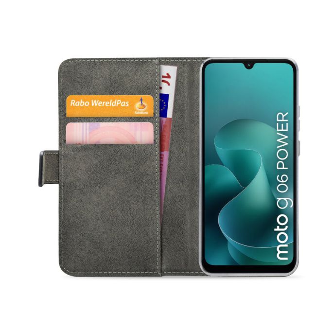 Mobilize Classic Gelly Wallet Book Case Motorola Moto G06/G06 Power Black
