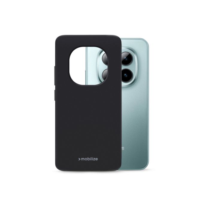 Mobilize Rubber Gelly Case Xiaomi Redmi Note 15 Pro 5G Matt Black