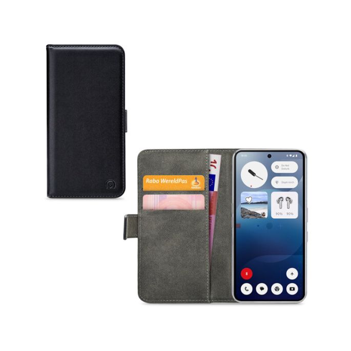 Mobilize Classic Gelly Wallet Book Case Nothing Phone (3a) Lite Black