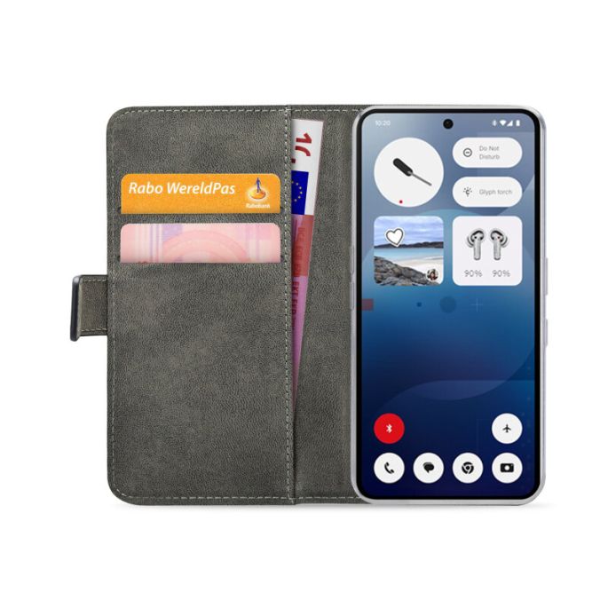 Mobilize Classic Gelly Wallet Book Case Nothing Phone (3a) Lite Black