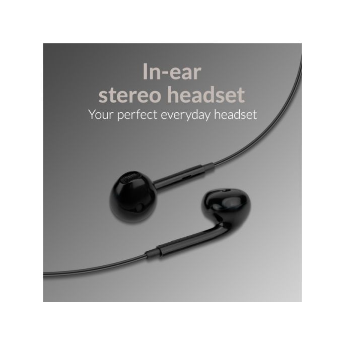 Mobilize In-ear Stereo Headset with Remote USB-C Black