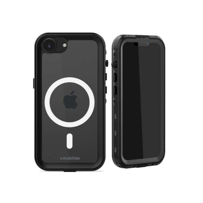 Mobilize MagSafe Compatible Waterproof Case Apple iPhone 16e/17e Clear/Black