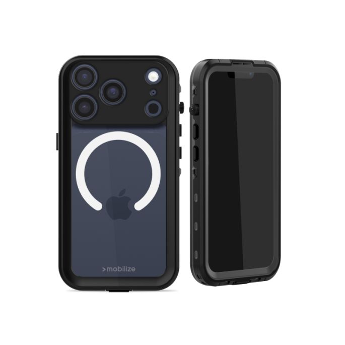 Mobilize MagSafe Compatible Waterproof Case Apple iPhone 17 Pro Max Clear/Black