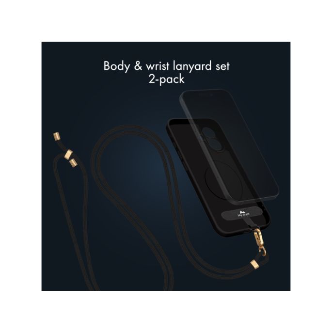 My Style Body & Wrist (2-Pack) Lanyard Set - Black