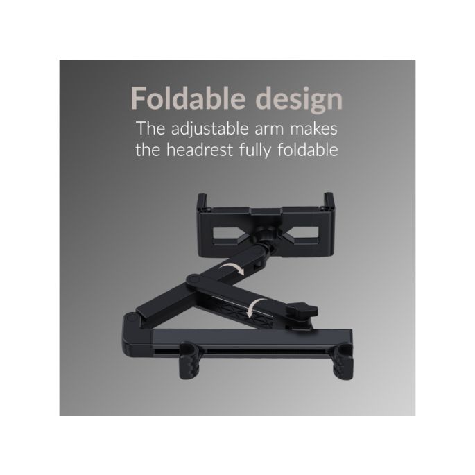 Mobilize Headrest Tablet & Smartphone Car Holder Black