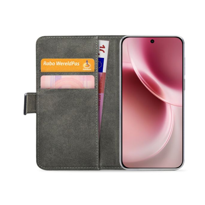 Mobilize Classic Gelly Wallet Book Case Vivo X300 Black