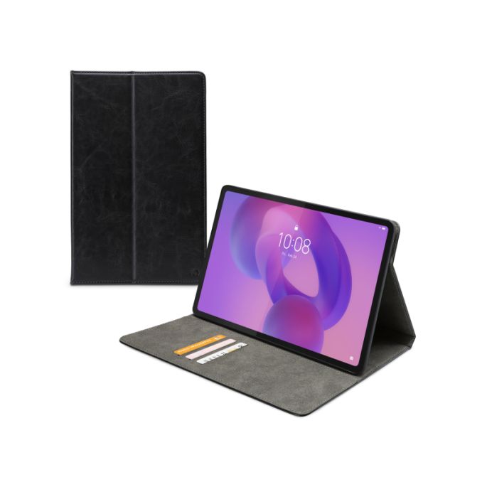 Mobilize Premium Folio Case Lenovo Idea Tab Plus  Black