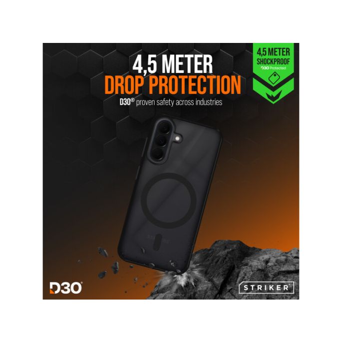 Striker X-Core - D3O Xtreme Impact Mag Case - Black - Samsung A27 5G