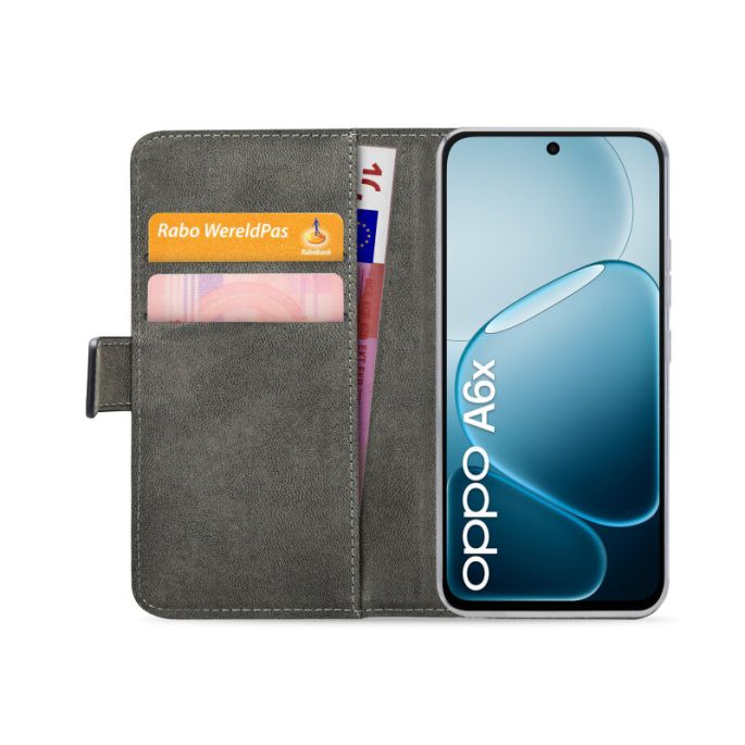 Mobilize Classic Gelly Wallet Book Case OPPO A6x 4G/5G Black