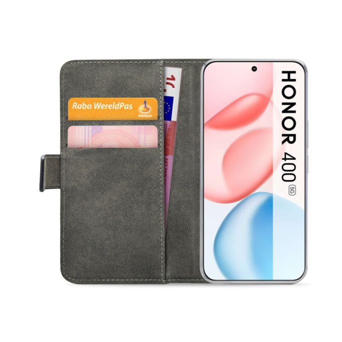 Mobilize Classic Gelly Wallet Book Case Honor 600 Black
