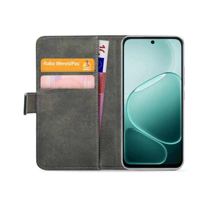 Mobilize Classic Gelly Wallet Book Case OPPO A6k 5G Black