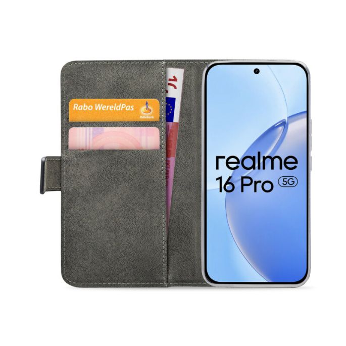 Mobilize Classic Gelly Wallet Book Case realme 16 Pro+ 5G Black