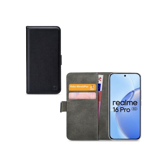 Mobilize Classic Gelly Wallet Book Case realme C100 5G Black