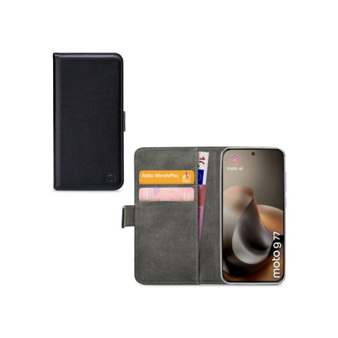 Mobilize Classic Gelly Wallet Book Case Motorola Moto G87 Black