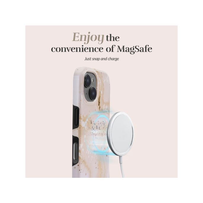 MIO Gold Marble Magsafe Compatible for iPhone 17 Pro/18 Pro