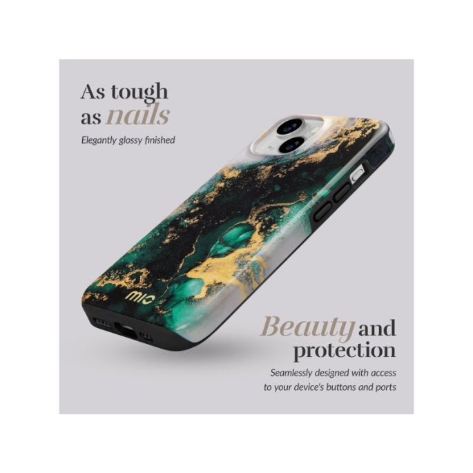 MIO Green Marble Magsafe Compatible for iPhone 17 Pro/18 Pro