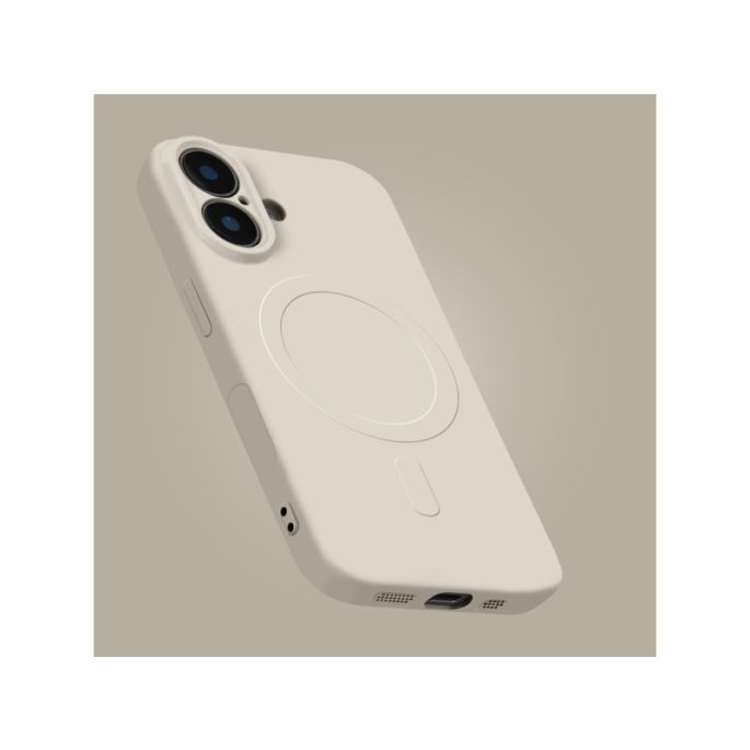 My Style Protective Flex Magsafe Compatible Case for Apple iPhone 17 Pro/18 Pro Antique White