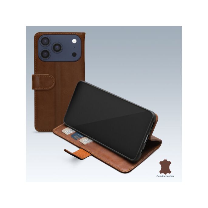 Mobilize Leather Wallet Apple iPhone 17 Pro Max/18 Pro Max Brown