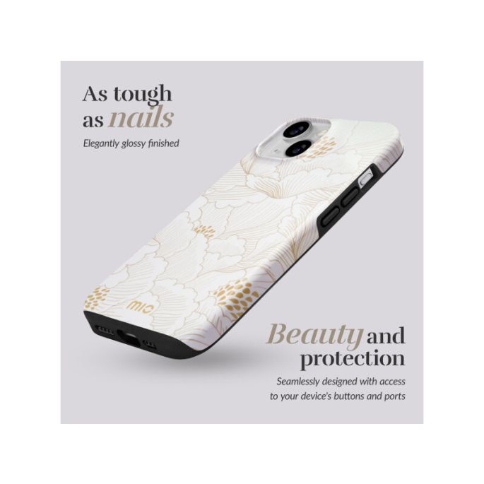 MIO White Roses Magsafe Compatible for iPhone 17 Pro Max/18 Pro Max