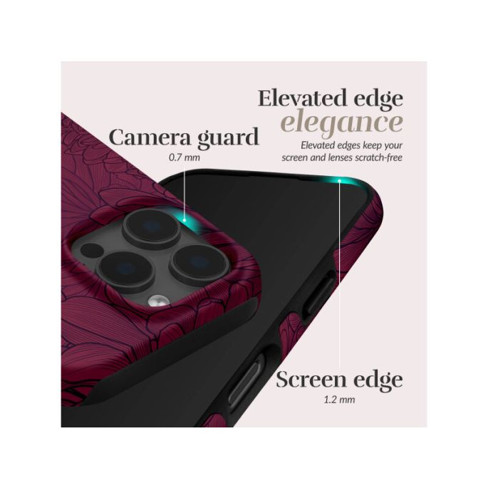 MIO Berry Blooms Magsafe Compatible for iPhone 17 Pro Max/18 Pro Max
