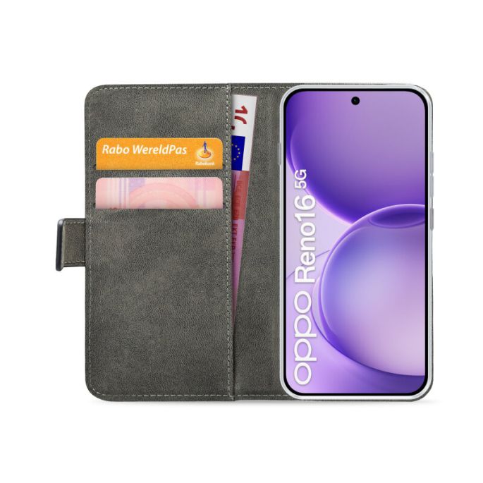 Mobilize Classic Gelly Wallet Book Case OPPO Reno16 FS 5G Black