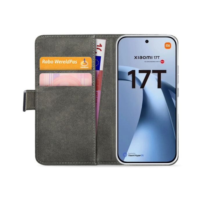 Mobilize Classic Gelly Wallet Book Case Xiaomi 17T Pro Black
