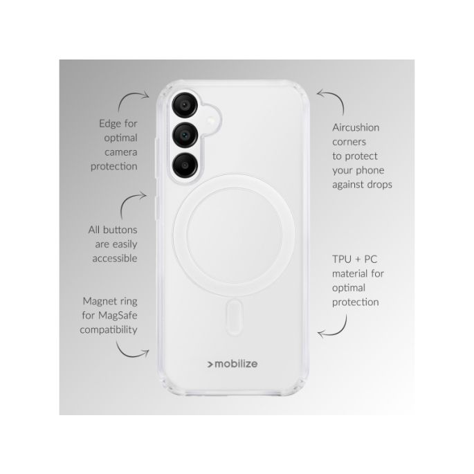 Mobilize Magsafe Compatible Naked Protection Case for Samsung Galaxy S25 FE 5G/S26 FE 5G Clear