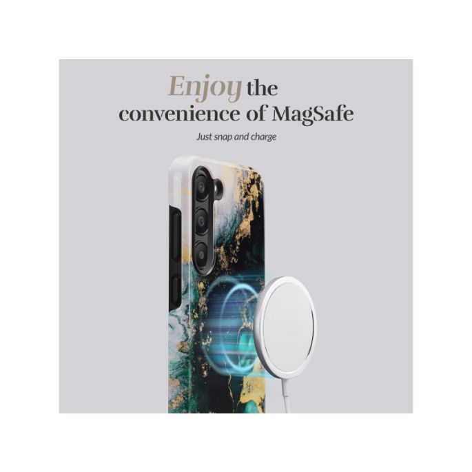 MIO Green Marble Magsafe Compatible for Samsung S25 FE 5G/S26 FE 5G