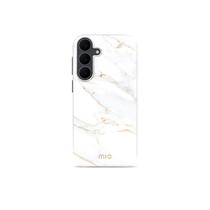 MIO White Marble Magsafe Compatible for Samsung S25 FE 5G/S26 FE 5G