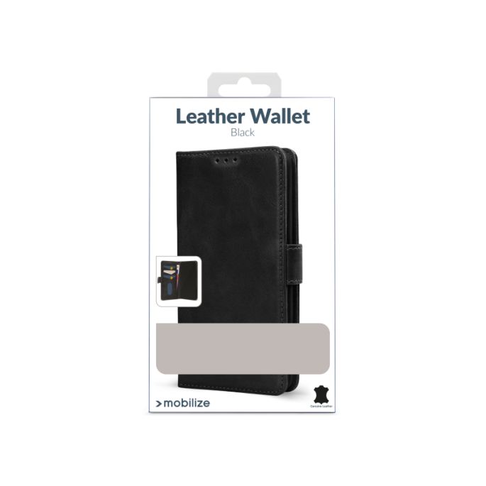 Mobilize Leather Wallet Samsung Galaxy S25 FE 5G/S26 FE 5G Black