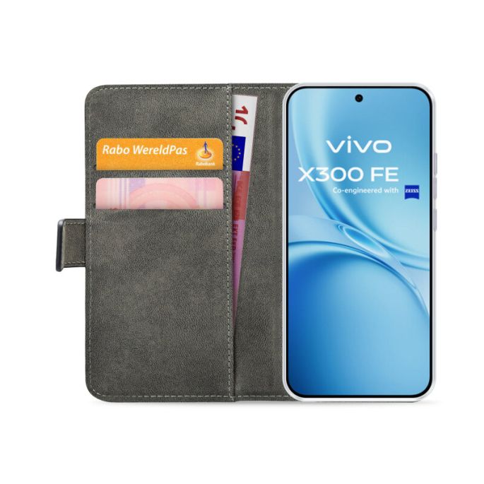 Mobilize Classic Gelly Wallet Book Case Vivo V70 FE 5G Black
