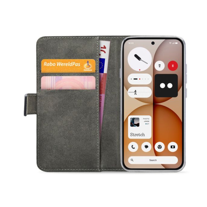 Mobilize Classic Gelly Wallet Book Case Nothing Phone (4b) Black