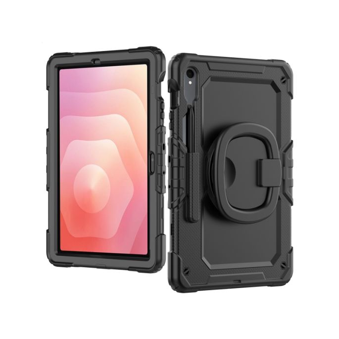 Mobilize Rotating Defender Case Stand Function for Samsung Galaxy Tab S12+ Black