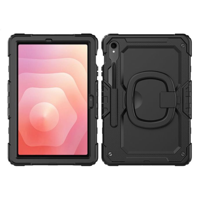 Mobilize Rotating Defender Case Stand Function for Samsung Galaxy Tab S12+ Black