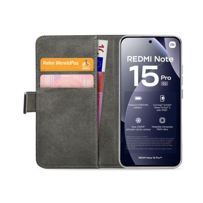 Mobilize Classic Gelly Wallet Book Case Xiaomi Redmi Note 17 Pro 5G Black