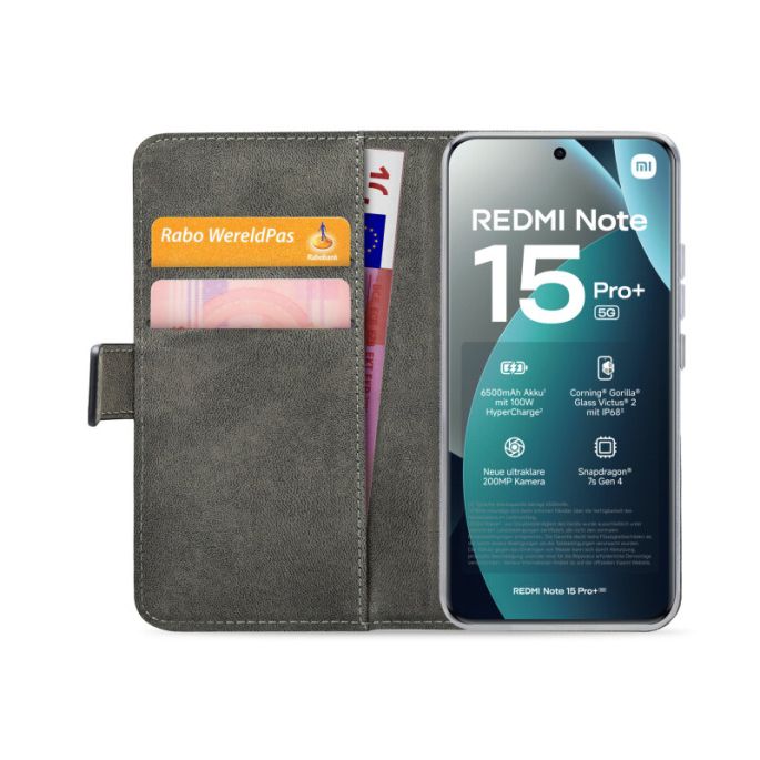 Mobilize Classic Gelly Wallet Book Case Xiaomi Redmi Note 17 Pro+ 5G Black