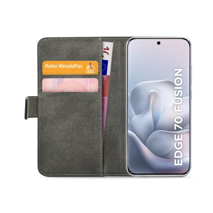 Mobilize Classic Gelly Wallet Book Case Motorola Edge 70 Max Black