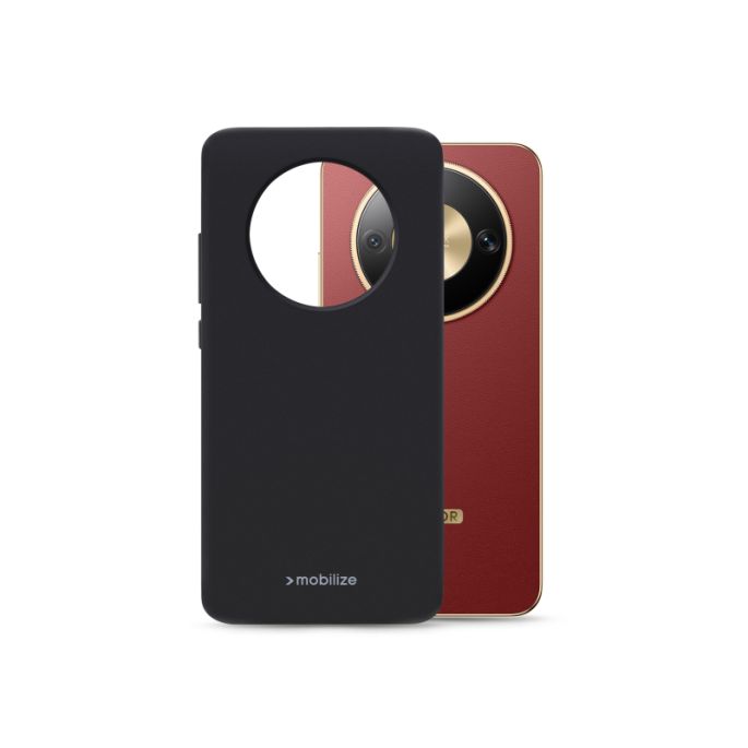 Mobilize Rubber Gelly Case Honor Magic9 Lite+ Matt Black