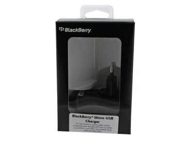 ASZ-18080-0EU BlackBerry Travel Charger incl. EU Clip Micro USB Black