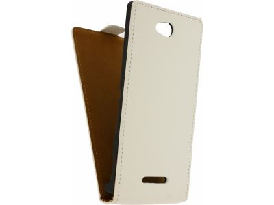 Mobilize Ultra Slim Flip Case Sony Xperia C White