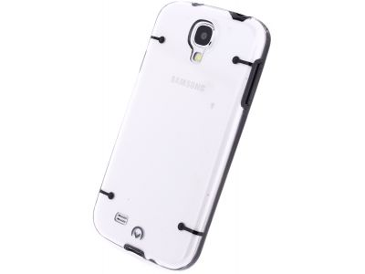 Mobilize Hybrid Case - Transparant Samsung Galaxy S4 I9500/I9505 - Zwart