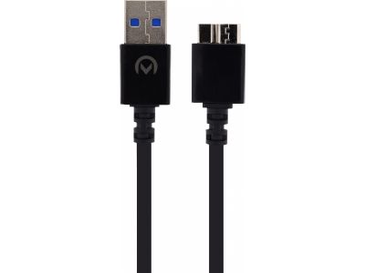 Mobilize Charge/Sync Cable USB 3.0 1m. Black