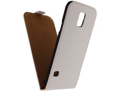 Mobilize Ultra Slim Flip Case Samsung Galaxy S5/S5 Plus/S5 Neo - Wit